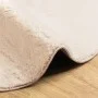 Alfombra de pelo corto suave lavable HUARTE beige Ø 100 cm de , Alfombras - Ref: Foro24-375028, Precio: 39,37 €, Descuento: %