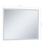 Bathroom wall mirror with LED and touch sensor 80x60 cm by vidaXL, Mirrors - Ref: Foro24-144736, Price: 142,70 €, Discount: %