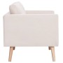 2 seater cream fabric sofa by vidaXL, Sofas - Ref: Foro24-281351, Price: 247,03 €, Discount: %