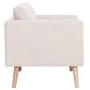 2 seater cream fabric sofa by vidaXL, Sofas - Ref: Foro24-281351, Price: 243,09 €, Discount: %