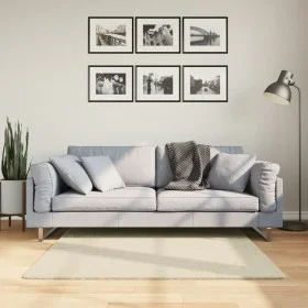 HUARTE cream washable soft short pile rug 120x120 cm by , Rugs - Ref: Foro24-375037, Price: 52,68 €, Discount: %