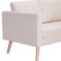 2 seater cream fabric sofa by vidaXL, Sofas - Ref: Foro24-281351, Price: 247,03 €, Discount: %