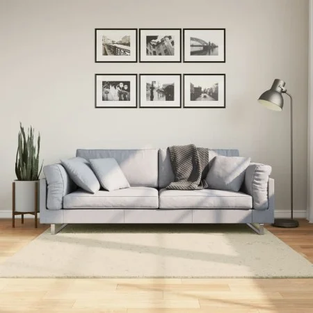 HUARTE cream washable soft short pile rug 160x160 cm by , Rugs - Ref: Foro24-375040, Price: 66,08 €, Discount: %
