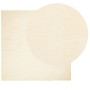 Alfombra de pelo corto suave lavable HUARTE crema 160x160 cm de , Alfombras - Ref: Foro24-375040, Precio: 74,77 €