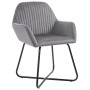 Esszimmerstühle aus grauem Samt, 2 Einheiten von vidaXL, Essstühle - Ref: Foro24-249804, Preis: 177,89 €, Rabatt: %