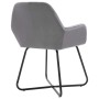 Esszimmerstühle aus grauem Samt, 2 Einheiten von vidaXL, Essstühle - Ref: Foro24-249804, Preis: 177,89 €, Rabatt: %