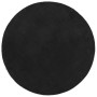 HUARTE waschbarer weicher Kurzflorteppich schwarz Ø 200 cm von , Teppiche - Ref: Foro24-375126, Preis: 111,37 €, Rabatt: %