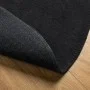 HUARTE waschbarer weicher Kurzflorteppich schwarz Ø 200 cm von , Teppiche - Ref: Foro24-375126, Preis: 109,82 €, Rabatt: %