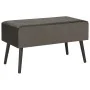 Couchtisch aus grauem Samt, 80 x 40 x 46 cm von vidaXL, Couchtisch - Ref: Foro24-247547, Preis: 67,18 €, Rabatt: %
