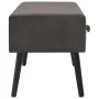 Mesa de centro de terciopelo gris 80x40x46 cm de vidaXL, Mesas de centro - Ref: Foro24-247547, Precio: 67,18 €, Descuento: %