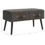 Mesa de centro de terciopelo gris 80x40x46 cm de vidaXL, Mesas de centro - Ref: Foro24-247547, Precio: 67,18 €, Descuento: %