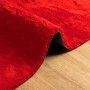 Alfombra de pelo corto suave lavable HUARTE rojo 140x200 cm