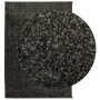 ISTAN anthrazitfarbener Langflor-Teppich in glänzender Optik, 140 x 200 cm von , Teppiche - Ref: Foro24-375641, Preis: 59,97 ...