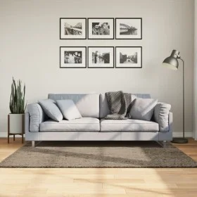 Langhaarteppich ISTAN in grauer glänzender Optik, 120 x 170 cm von , Teppiche - Ref: Foro24-375676, Preis: 41,21 €, Rabatt: %