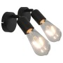 2 pcs spotlight lamp with 2W black E27 filament bulbs by vidaXL, Spotlights and reflectors - Ref: Foro24-281411, Price: 21,34...