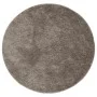 Alfombra pelo largo aspecto brillante ISTAN gris Ø 80 cm de , Alfombras - Ref: Foro24-375681, Precio: 20,82 €, Descuento: %