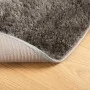 ISTAN gray shiny look long pile rug Ø 120 cm by , Rugs - Ref: Foro24-375683, Price: 38,03 €, Discount: %