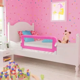 Child bed safety railing 2 pcs pink 102x42 cm by vidaXL, Safety railings - Ref: Foro24-276085, Price: 48,15 €, Discount: %