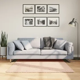 HUARTE pink washable soft short pile rug 120x120 cm by , Rugs - Ref: Foro24-375151, Price: 37,87 €, Discount: %