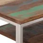 Console table silver stainless steel solid recycled wood by , console tables - Ref: Foro24-350008, Price: 98,84 €, Discount: %