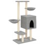 Katzenkratzbaum mit hellgrauen Sisalstämmen, 117 cm von , Katzenmöbel - Ref: Foro24-172119, Preis: 50,78 €, Rabatt: %