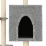 Cat scratching post with light gray sisal posts 117 cm by , Cat furniture - Ref: Foro24-172119, Price: 50,02 €, Discount: %