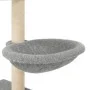 Cat scratching post with light gray sisal posts 117 cm by , Cat furniture - Ref: Foro24-172119, Price: 50,02 €, Discount: %