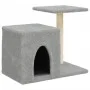 Cat scratching post with light gray sisal posts 50.5 cm by , Cat furniture - Ref: Foro24-172125, Price: 27,27 €, Discount: %