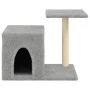 Cat scratching post with light gray sisal posts 50.5 cm by , Cat furniture - Ref: Foro24-172125, Price: 27,27 €, Discount: %
