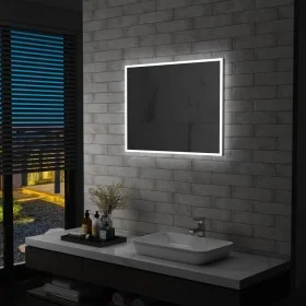Bathroom wall mirror with LED 80x60 cm by vidaXL, Mirrors - Ref: Foro24-144727, Price: 86,85 €, Discount: %