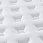 Colchón de muelles ensacados firmeza media 200x200 cm