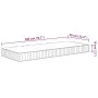 Mittelfeste Taschenfederkernmatratze 90x200 cm von , Matratzen - Ref: Foro24-372810, Preis: 160,57 €, Rabatt: %