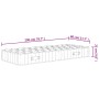 Mittelfeste Taschenfederkernmatratze 80x200 cm von , Matratzen - Ref: Foro24-372825, Preis: 162,03 €, Rabatt: %