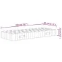Mittelfeste Taschenfederkernmatratze 80x200 cm von , Matratzen - Ref: Foro24-372825, Preis: 159,65 €, Rabatt: %