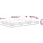 Mittelfeste Taschenfederkernmatratze 100x200 cm von , Matratzen - Ref: Foro24-372915, Preis: 177,58 €, Rabatt: %