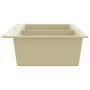 Granite kitchen sink with two beige bowls by vidaXL, Sinks - Ref: Foro24-144851, Price: 266,13 €, Discount: %