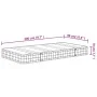 Bonnell medium firm spring mattress 90x200 cm by , Mattresses - Ref: Foro24-372929, Price: 129,98 €, Discount: %