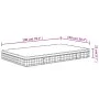 Bonnell medium firm spring mattress 100x200 cm by , Mattresses - Ref: Foro24-372941, Price: 149,28 €, Discount: %