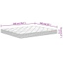 Colchón de espuma dureza media suave 160x200 cm de , Colchones - Ref: Foro24-373037, Precio: 201,27 €, Descuento: %
