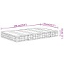 Colchón de muelles Bonnell firmeza media 120x200 cm de , Colchones - Ref: Foro24-3206377, Precio: 182,44 €, Descuento: %