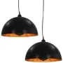 Ceiling lamps 2 pcs black and gold hemispherical 40 cm E27 by vidaXL, Lamps - Ref: Foro24-50876, Price: 94,27 €, Discount: %
