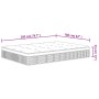 Mittelfeste Taschenfederkernmatratze 160x200 cm von , Matratzen - Ref: Foro24-3206444, Preis: 431,62 €, Rabatt: %