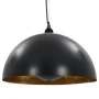 Ceiling lamps 2 pcs black and gold hemispherical 40 cm E27 by vidaXL, Lamps - Ref: Foro24-50876, Price: 94,27 €, Discount: %