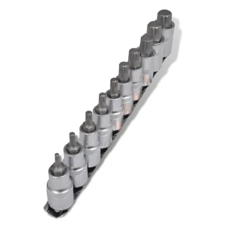 12 Point Drill Bit 10 Piece Wrench Set - Strip Screwdriver by , Nut wrenches - Ref: Foro24-140814, Price: 25,01 €, Discount: %