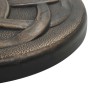Base de sombrilla redonda de poliresina bronce 19 kg