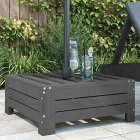 Schirmfußabdeckung massives Kiefernholz grau von , Schirmständer - Ref: Foro24-825333, Preis: 53,52 €, Rabatt: %
