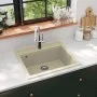 Granite kitchen sink with a beige bowl by vidaXL, Sinks - Ref: Foro24-144862, Price: 174,49 €, Discount: %