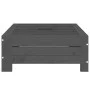 Cubierta para base de sombrilla madera maciza de pino gris de , Bases para sombrillas - Ref: Foro24-825333, Precio: 53,65 €, ...