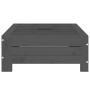 Schirmfußabdeckung massives Kiefernholz grau von , Schirmständer - Ref: Foro24-825333, Preis: 62,41 €, Rabatt: %