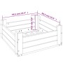 Schirmfußabdeckung massives Kiefernholz grau von , Schirmständer - Ref: Foro24-825333, Preis: 62,41 €, Rabatt: %